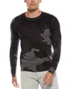 Autumn Cashmere Inked Cashmere Crewneck Sweatshirt In Black