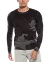 Autumn Cashmere Inked Cashmere Crewneck Sweatshirt In Black