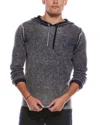 Autumn Cashmere Inked Wool & Cashmere-blend Hoodie In Brown