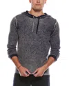 Autumn Cashmere Inked Wool & Cashmere-blend Hoodie In Gray