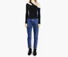 Autumn Cashmere Long Sleeve Slash One Shoulder Top In Black In Black