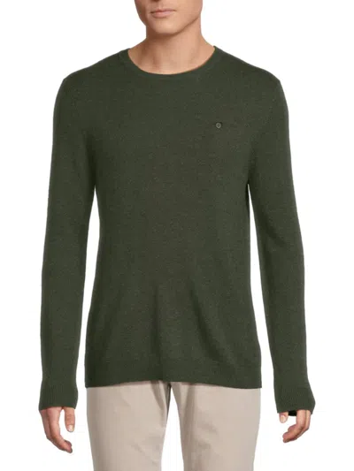 Autumn Cashmere Men's Merino Wool-blend Contemporary Fit Sweater In Green