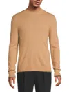 Autumn Cashmere Men's Tipped Wool Blend Sweater In Caramel