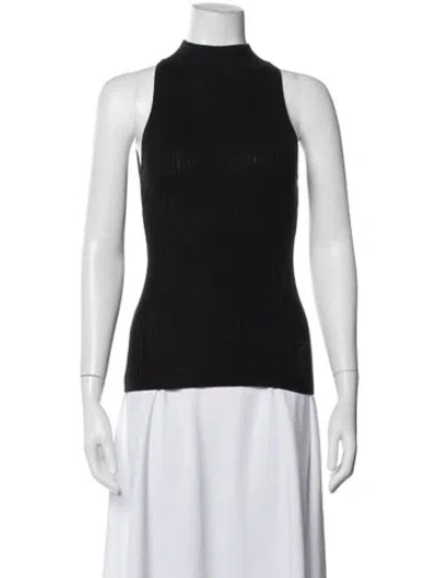 Pre-owned Autumn Cashmere Mock Neck Sweater In Black