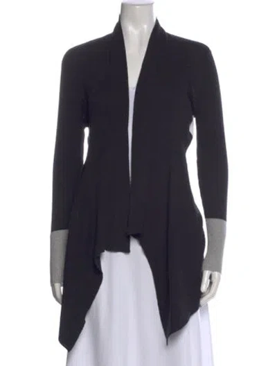 Pre-owned Autumn Cashmere Open Front Sweater In Blue