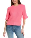 Shop Autumn Cashmere Oversized Cashmere T-shirt