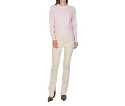 Autumn Cashmere Placed Jewel Crew Sweater In Fairy Dust In Multi