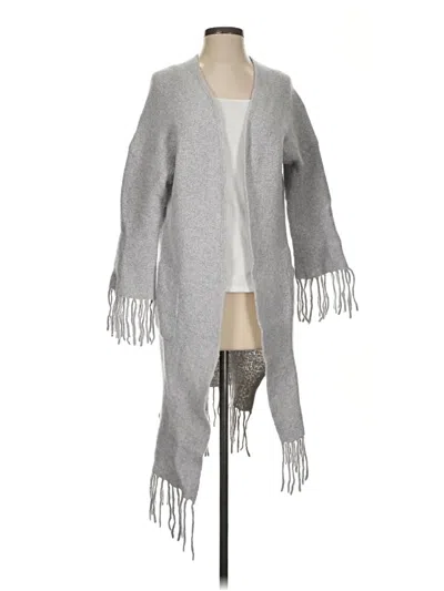 Pre-owned Autumn Cashmere Poncho In Gray