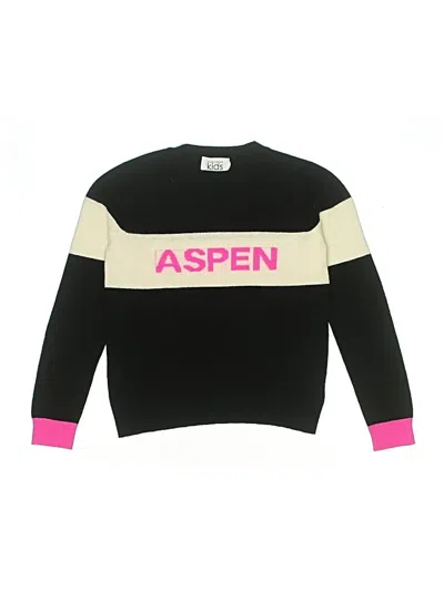 Pre-owned Autumn Cashmere Kids' Pullover Sweater In Black