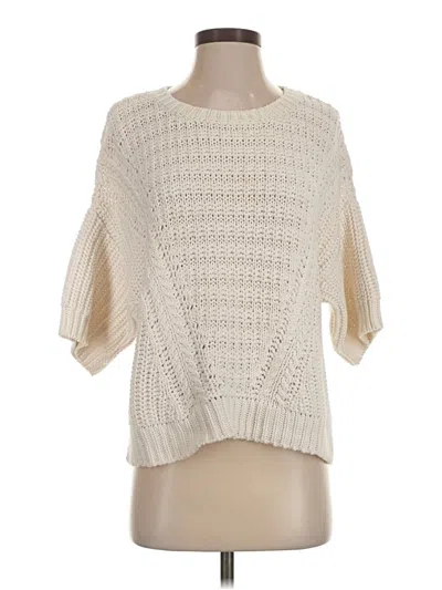 Pre-owned Autumn Cashmere Pullover Sweater In Ivory