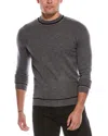 Autumn Cashmere Raglan Cashmere Crewneck Sweater In Gray