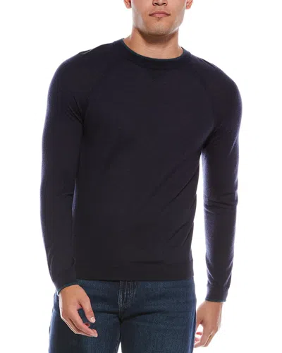 Autumn Cashmere Raglan Cashmere Crewneck Sweatshirt In Blue
