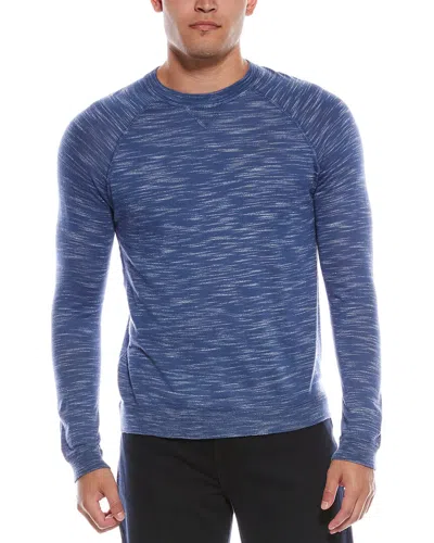 Autumn Cashmere Raglan Crewneck Sweatshirt In Blue
