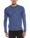 Autumn Cashmere Raglan Crewneck Sweatshirt In Blue