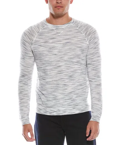 Autumn Cashmere Raglan Crewneck Sweatshirt In White