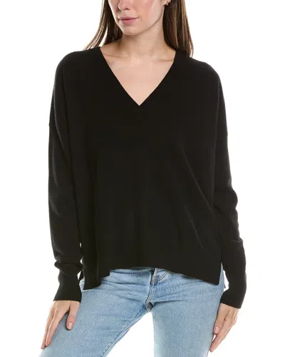 Autumn Cashmere Relaxed Cashmere Sweater In Black