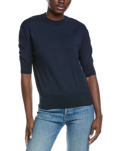 Autumn Cashmere Relaxed Crewneck Sweater In Blue