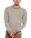 Autumn Cashmere Reversible Cashmere Crewneck Sweater In Gray