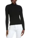Autumn Cashmere Rib Collar Sweater In Black