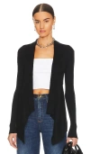 AUTUMN CASHMERE RIB DRAPE CARDIGAN