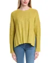 Autumn Cashmere Ribbed Wool-blend Sweater In Yellow