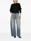 Autumn Cashmere Round-neck Sweater In Black