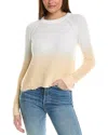 Autumn Cashmere Scalloped Sweater In White