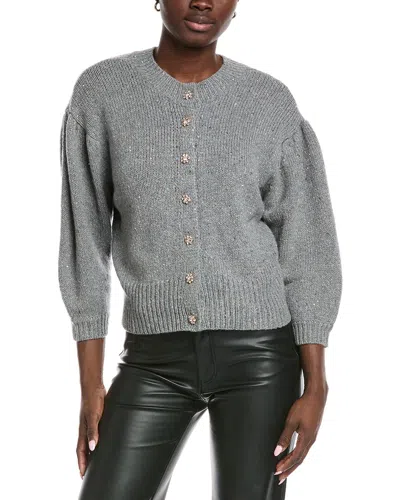 AUTUMN CASHMERE SEQUIN CASHMERE-BLEND CARDIGAN
