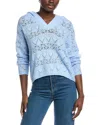 Autumn Cashmere Sequin Pointelle Cashmere-blend Hoodie In Multi