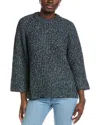 Autumn Cashmere Open Side Alpaca-blend Sweater In Blue