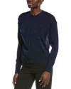 Autumn Cashmere Shimmer Cashmere & Silk-blend Cardigan In Blue