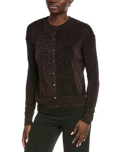 Autumn Cashmere Shimmer Cashmere & Silk-blend Cardigan In Brown