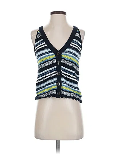 Pre-owned Autumn Cashmere Sleeveless Blouse In Blue