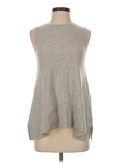 Pre-owned Autumn Cashmere Sleeveless T-shirt In Gray