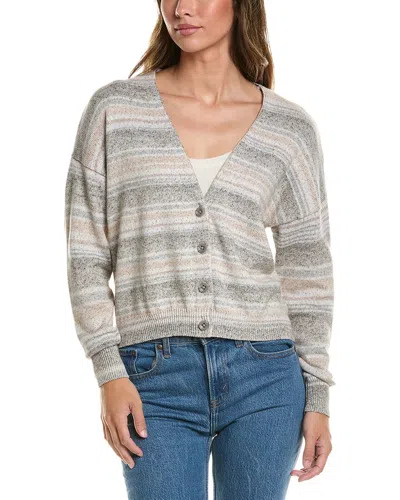 Autumn Cashmere Space Dye Cardigan In Multi