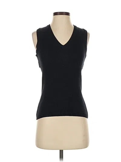 Pre-owned Autumn Cashmere Sweater Vest In Black