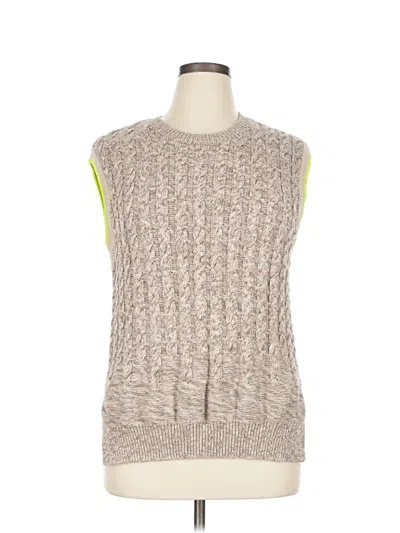 Pre-owned Autumn Cashmere Sweater Vest In Brown