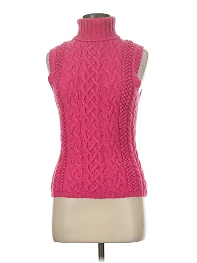 Pre-owned Autumn Cashmere Sweater Vest In Pink