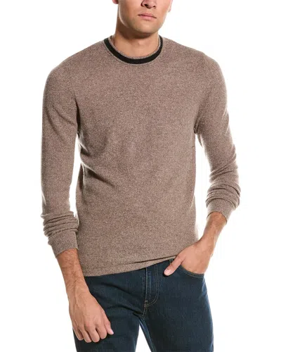 Autumn Cashmere Thermal Cashmere Crewneck Sweater In Brown