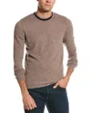 Autumn Cashmere Thermal Cashmere Crewneck Sweater In Brown