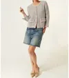 Autumn Cashmere Tweedy Jacket In Cinderblock Combo In Multi