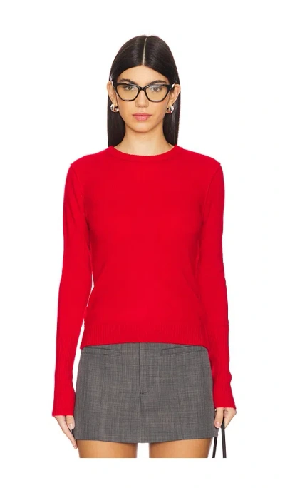 Autumn Cashmere Unfinished Edge Crew In 블레이저