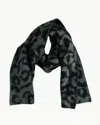 Autumn Cashmere Women's Brushed Leopard Scarf In Jungle/night In Green