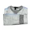 Autumn Cashmere Women's Colorblock Raglan Crewneck Long Sleeve Sweater In Off White Silver Sky In Animal Print
