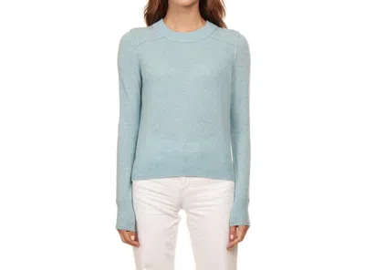 Autumn Cashmere Women's Cropped Crew Sweater In Pond