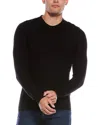 Autumn Cashmere Wool & Cashmere-blend Honeycomb Crewneck Sweatshirt In Black