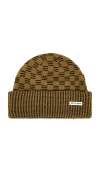 Autumn Headwear Squared Beanie In Fir Black