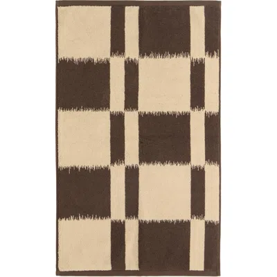 Autumn Sonata Brown & Beige Karin Bath Mat
