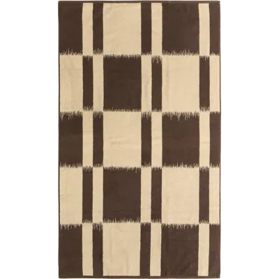 Autumn Sonata Brown & Beige Karin Bath Sheet