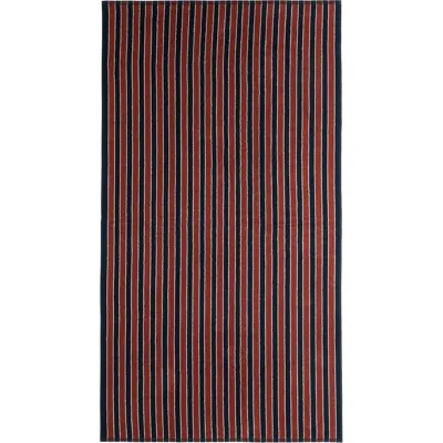 Autumn Sonata Burgundy & Navy Helena Pool Towel
